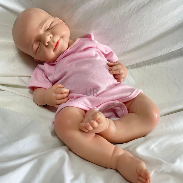 19" Soft-Touch Silicone Reborn Baby Doll Pascale – Realistic Washable Skin, Boy/Girl Gift & Collectible
